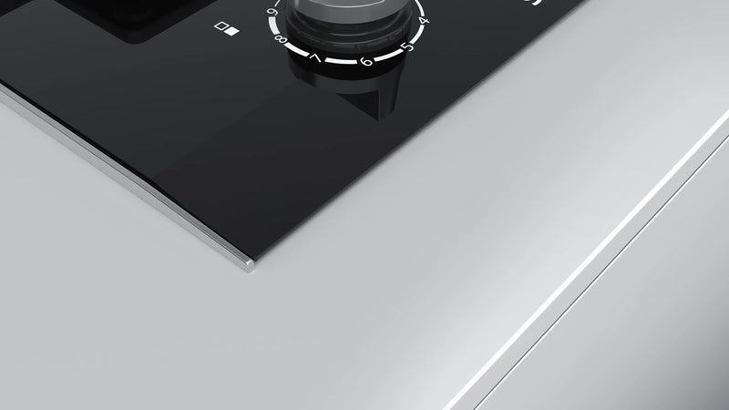 Siemens iQ700 Domino Gas Hob 30 cm (ER3A6BD70I) – 2 Burners, stepFlame Technology, Ceramic Glass, Black-4