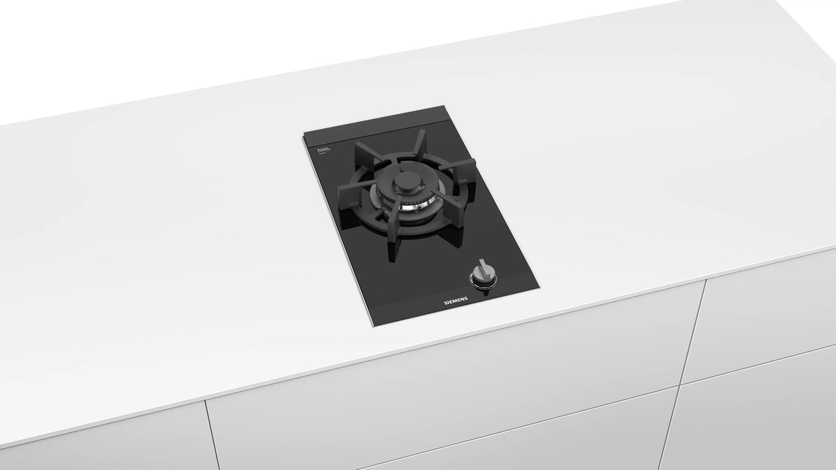 Siemens iQ700 Domino Gas Hob 30 cm (ER3A6AD70I) – 6.0 kW Wok Burner, Ceramic Glass, Black-4