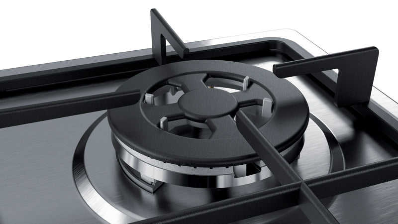 Bosch PGH6B5B60I 60 cm Built-in Gas Hob with 4 High-Performance Burners-3
