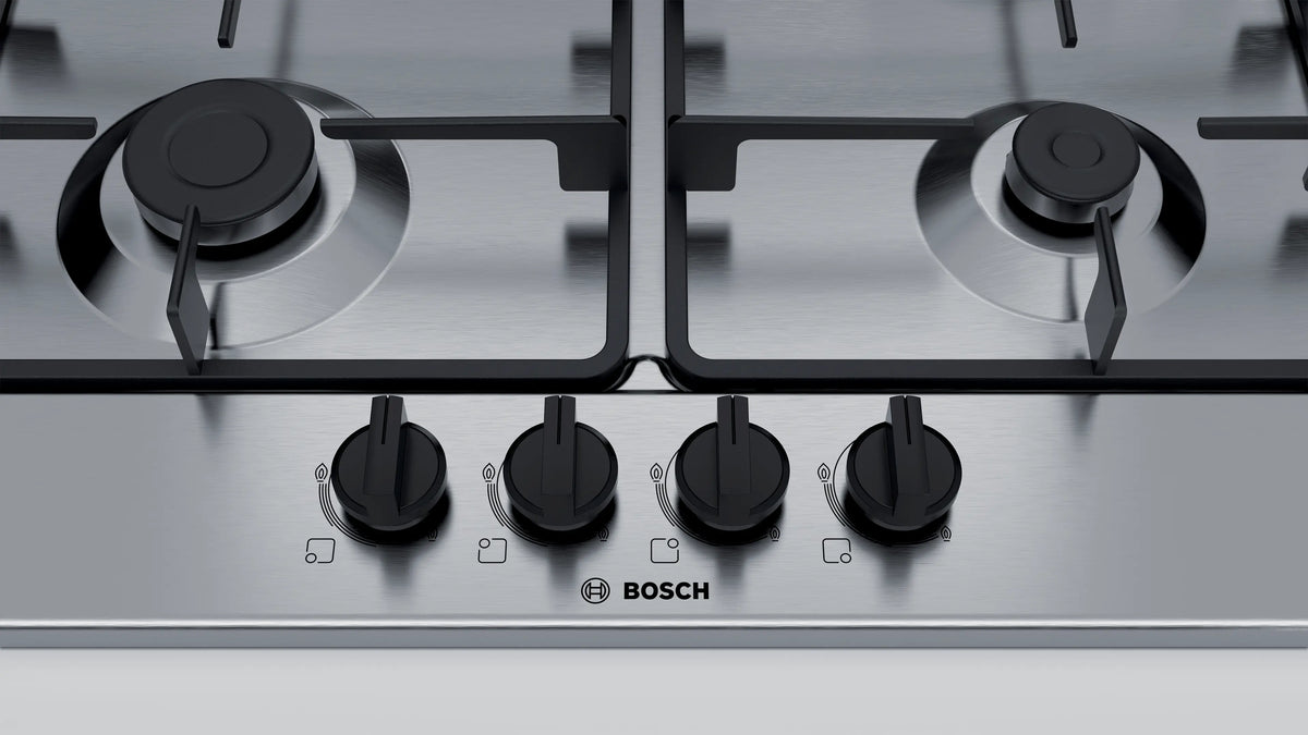 Bosch PGH6B5B60I 60 cm Built-in Gas Hob with 4 High-Performance Burners