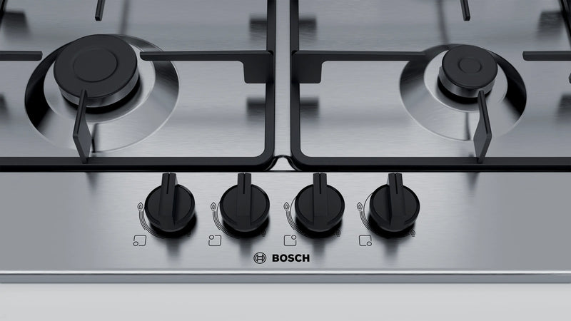 Bosch PGH6B5B60I 60 cm Built-in Gas Hob with 4 High-Performance Burners-2