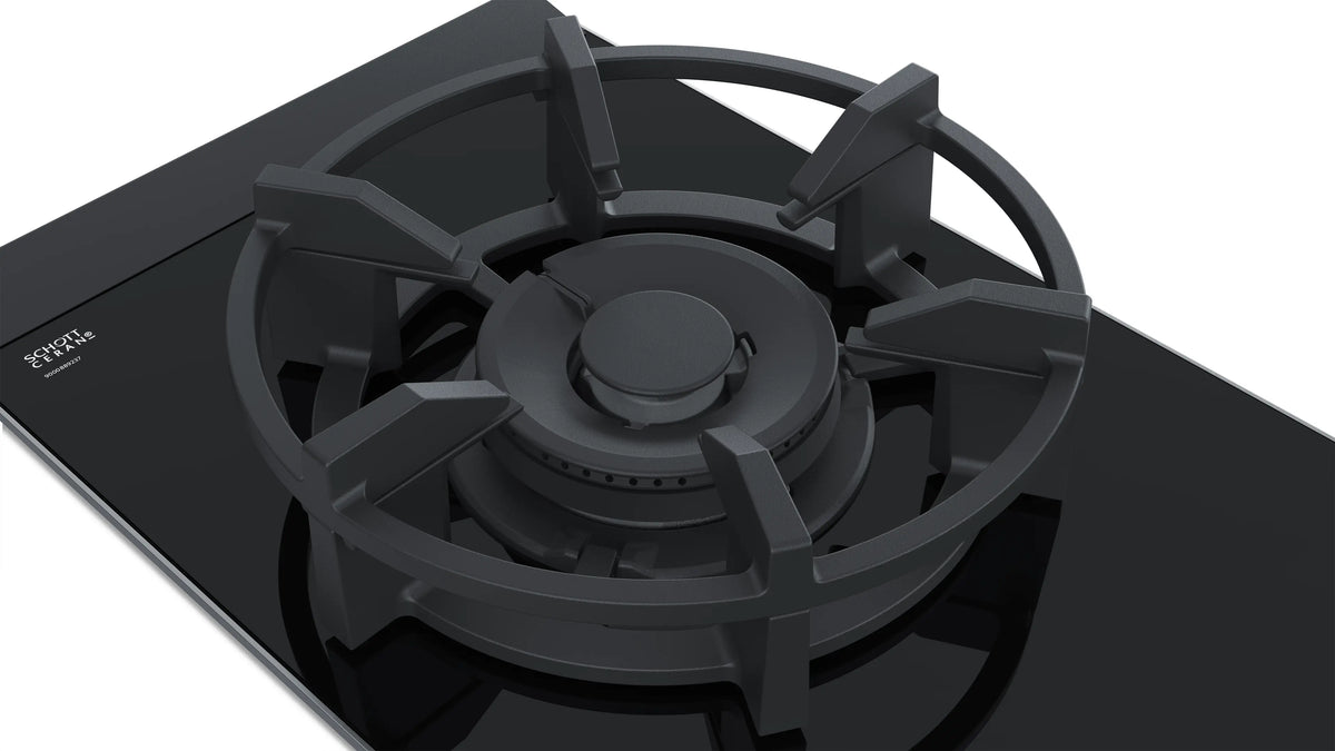 Siemens iQ700 Domino Gas Hob 30 cm (ER3A6AD70I) – 6.0 kW Wok Burner, Ceramic Glass, Black-3