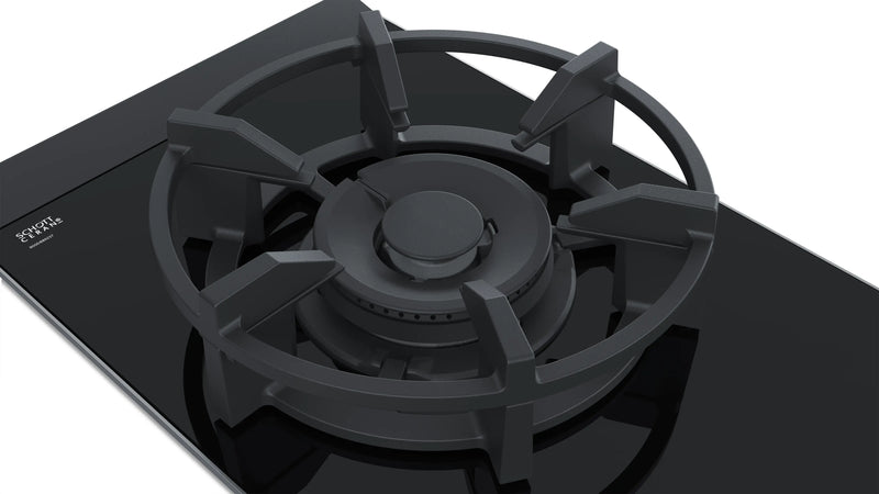 Siemens iQ700 Domino Gas Hob 30 cm (ER3A6AD70I) – 6.0 kW Wok Burner, Ceramic Glass, Black-3