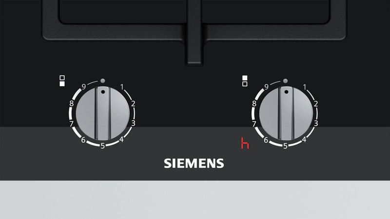 Siemens iQ700 Domino Gas Hob 30 cm (ER3A6BD70I) – 2 Burners, stepFlame Technology, Ceramic Glass, Black-2