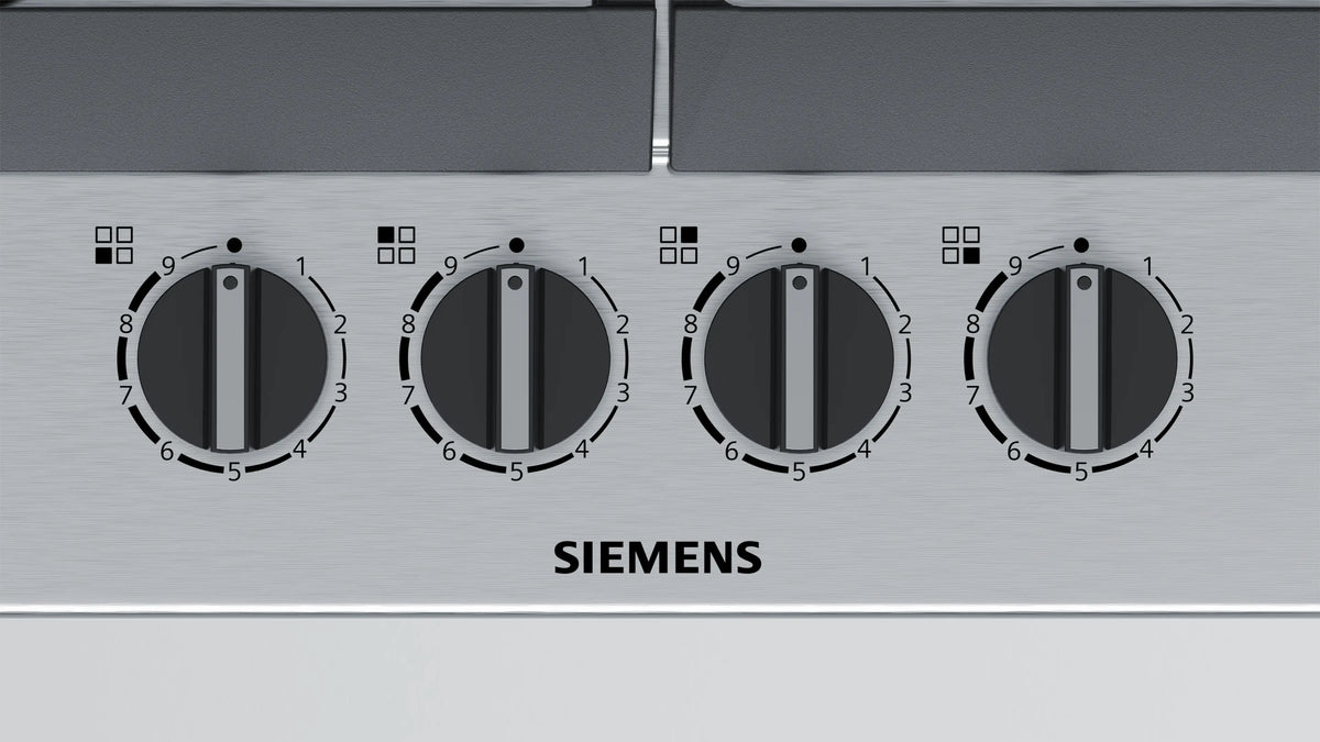 Siemens iQ500 Gas Hob 60 cm (EC6A5HB90) – 4 Burners, Wok Burner, stepFlame Technology, Stainless Steel-5