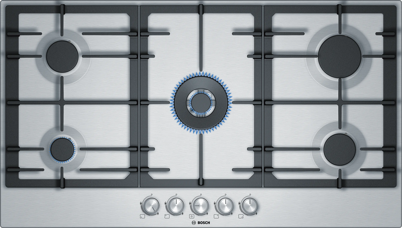 Bosch PCQ9B5O90I 90 cm Built-in Gas Hob with 5 High-Performance Burners-1