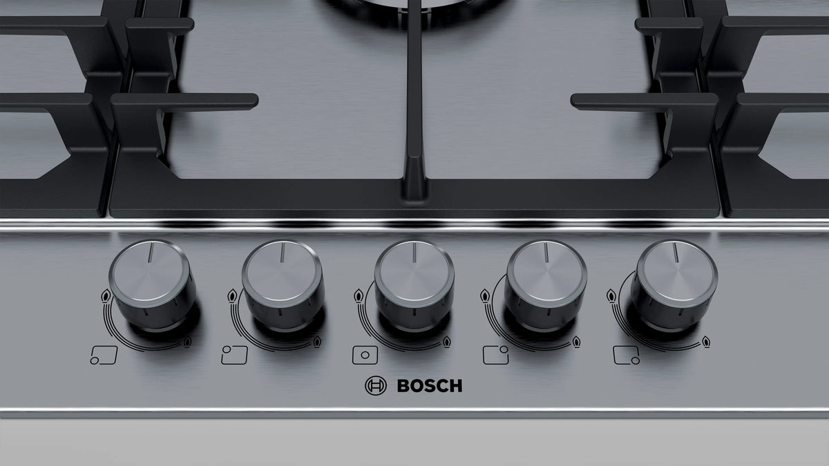 Bosch PCQ9B5O90I 90 cm Built-in Gas Hob with 5 High-Performance Burners