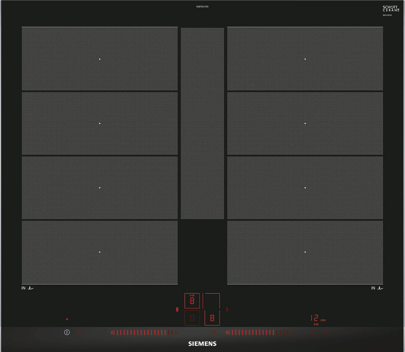 Siemens iQ700 Induction Hob 60 cm (EX675LYC5I) – FlexInduction Plus, fryingSensor Plus, Dual lightSlider-1