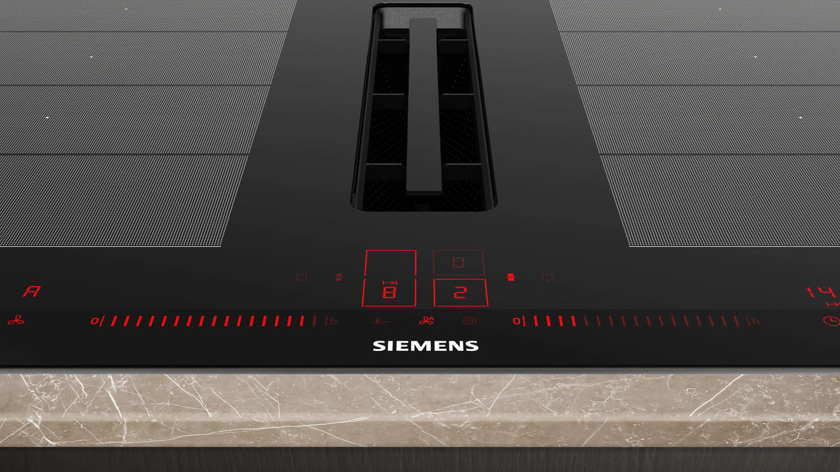 Siemens iQ700 Induction Hob with Integrated Ventilation System 80 cm (EX875LX67E) – FlexInduction, Dual lightSlider, Home Connect-3