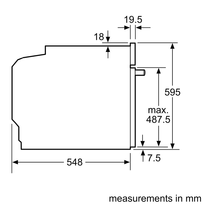 Siemens iQ700 Built-in Oven 60 x 60 cm Black – HB978GNB1B-9