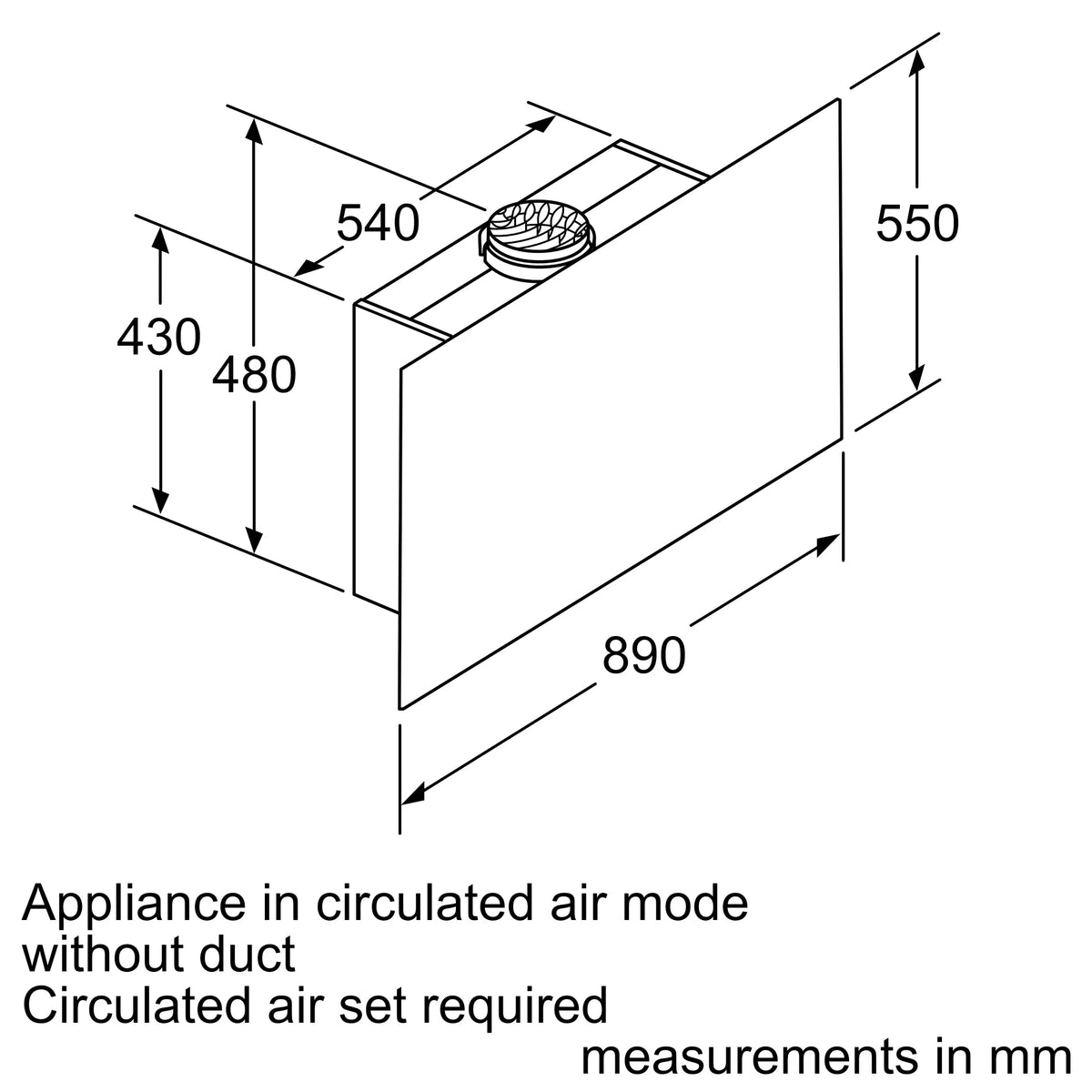 Bosch DWF97RV60I 90 cm Wall Mounted Chimney with Touch Control & High Suction-10