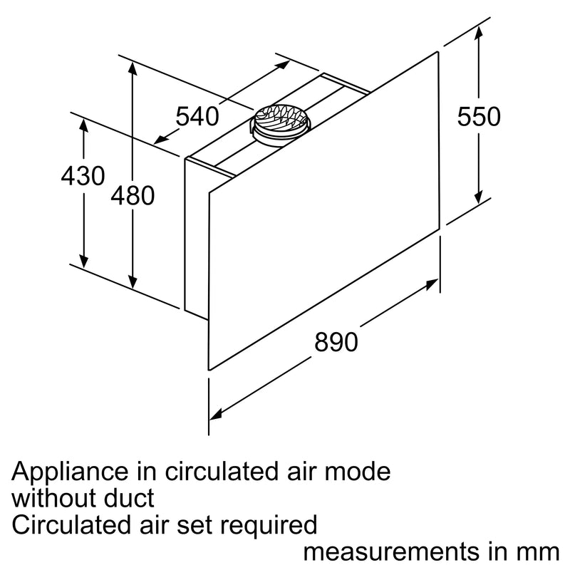 Bosch DWF97RV60I 90 cm Wall Mounted Chimney with Touch Control & High Suction-10
