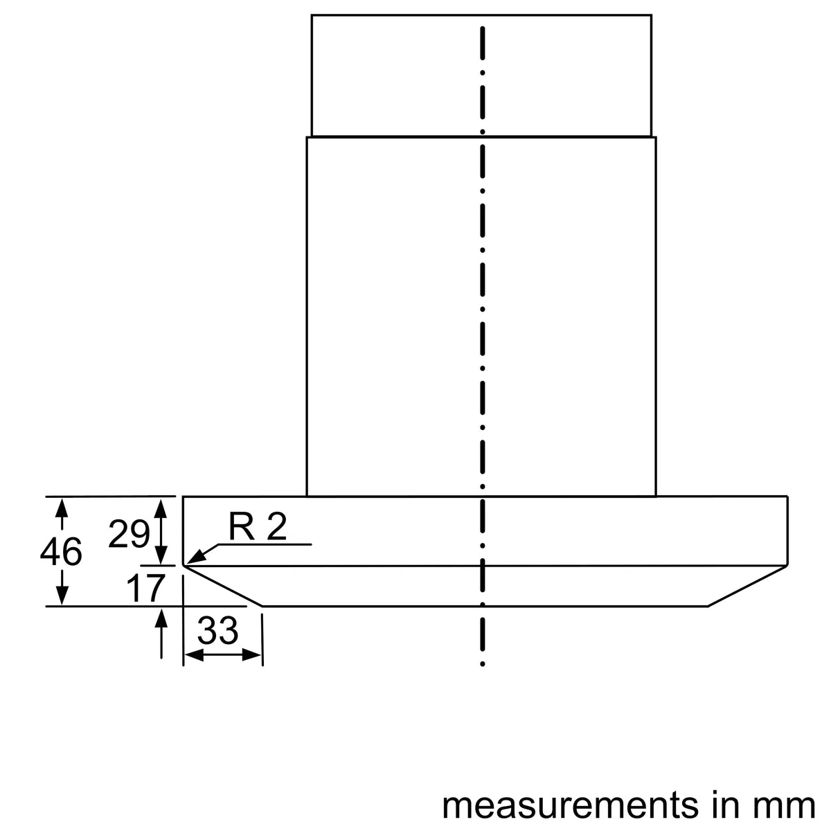 Bosch DWB97LM50I 90 cm Wall Mounted Chimney with Touch Control-8