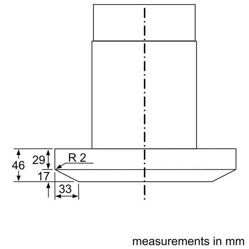Bosch DWB97LM50I 90 cm Wall Mounted Chimney with Touch Control-8