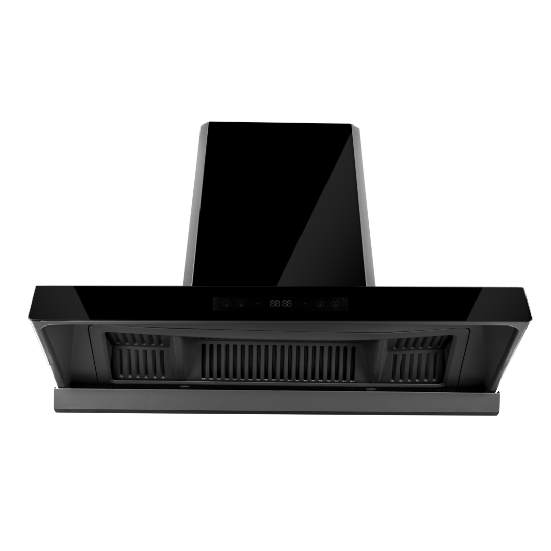 Carysil Megna BLDC 90 Chimney | 2500 m³/h Suction | 460W BLDC Motor | Motion Sensor | Filterless Auto Clean | 9 Speed + Turbo | Premium Kitchen Chimney (Matt Black)-4