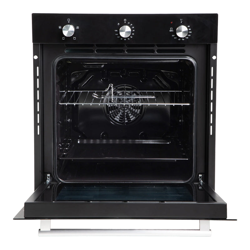 Faber FBIO 80L 4F BK Built-in Oven – 80L Black Glass, 4 Cooking Functions, Push/Pull Knob Control, Mechanical Timer, Convection Cooking, Energy Efficient-6