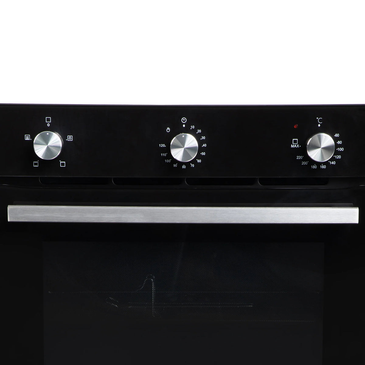 Faber FBIO 80L 4F BK Built-in Oven – 80L Black Glass, 4 Cooking Functions, Push/Pull Knob Control, Mechanical Timer, Convection Cooking, Energy Efficient-7