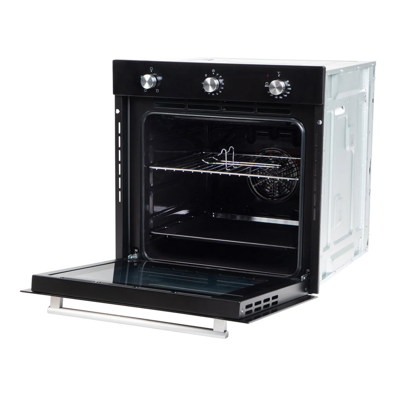 Faber FBIO 80L 4F BK Built-in Oven – 80L Black Glass, 4 Cooking Functions, Push/Pull Knob Control, Mechanical Timer, Convection Cooking, Energy Efficient-9