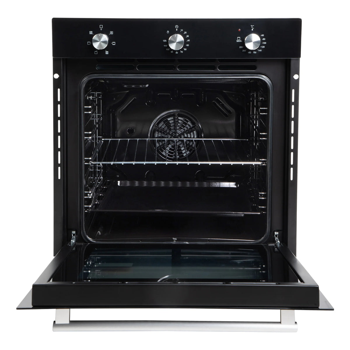Faber FBIO 80L 6F BK Built-in Oven – 80L Black Glass, 6 Cooking Functions, Touch + Push/Pull Knob Control, Convection & Grill Cooking, Energy Efficient-9