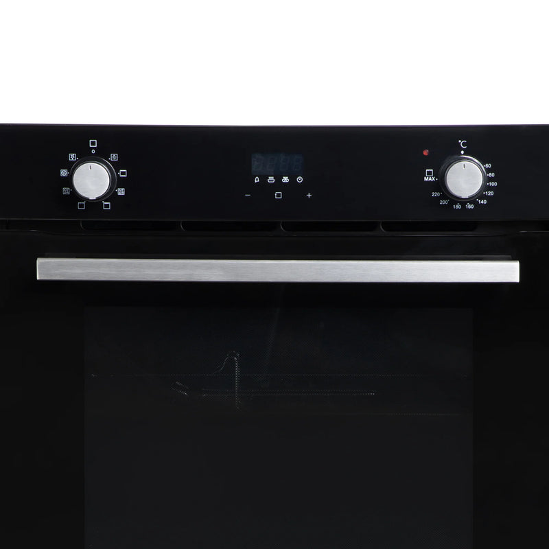 Faber FBIO 80L 8F BK Built-in Oven – 80L Black Glass, 8 Cooking Functions, Push/Pull Knob Control, Digital Timer, Convection & Grill Cooking, Energy Efficient-8