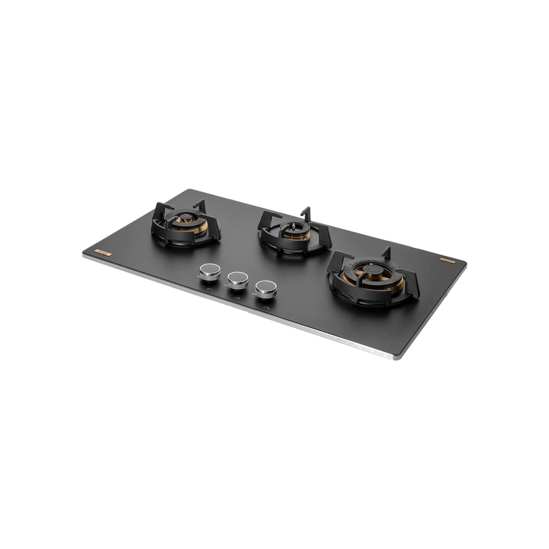 KAFF MSM 783 / MSM 783X - 3 Full Brass High Efficiency Burners Built-In Hob, FFD, Decorative SS Moulded Strip-2