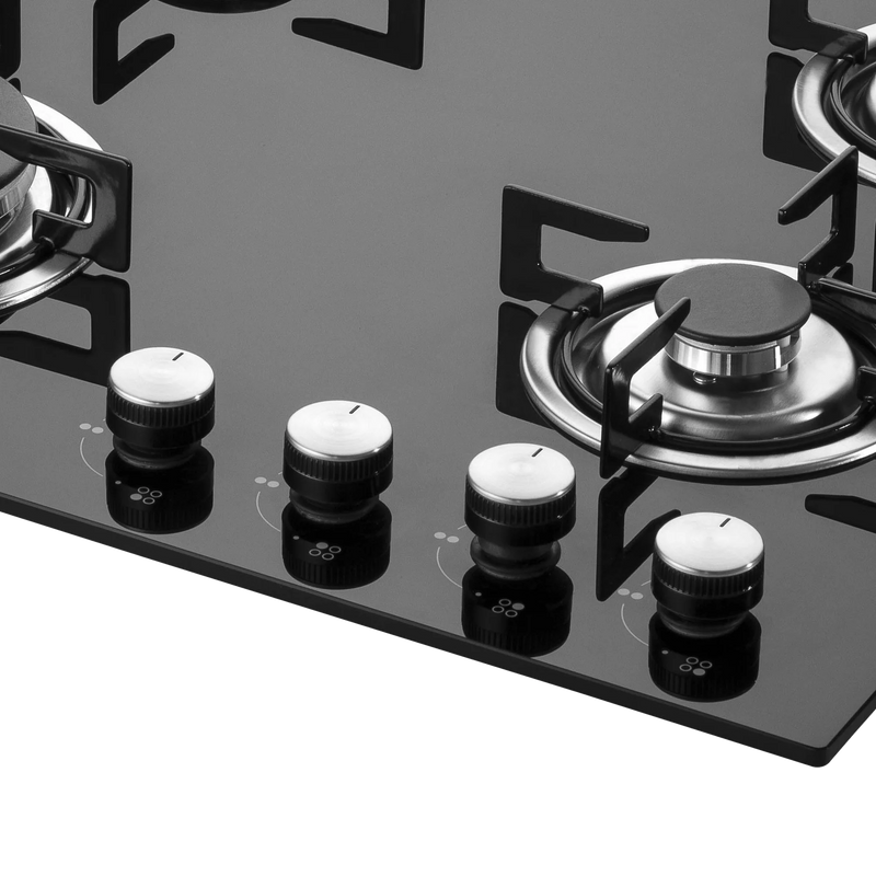 KAFF NE 4B 60 GFX – 4 Burner Built-in Hob with Triple Ring Burner, Auto Electric Ignition, 60 cm-4