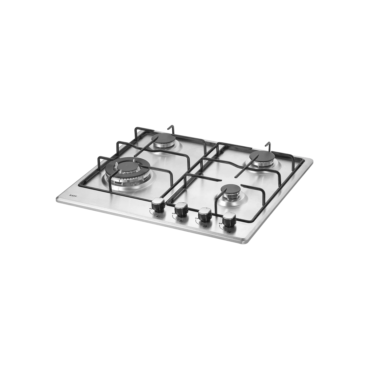 KAFF NE 4B 60 SS – Built-in Hob with 4 Gas Burners, 304 Grade Stainless Steel, Auto Electric Ignition (60 cm)