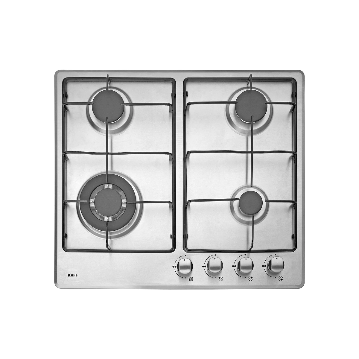 KAFF NE 4B 60 SS – Built-in Hob with 4 Gas Burners, 304 Grade Stainless Steel, Auto Electric Ignition (60 cm)-2