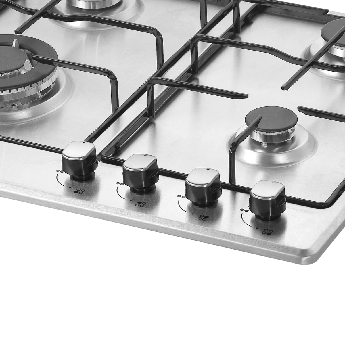 KAFF NE 4B 60 SS – Built-in Hob with 4 Gas Burners, 304 Grade Stainless Steel, Auto Electric Ignition (60 cm)-4