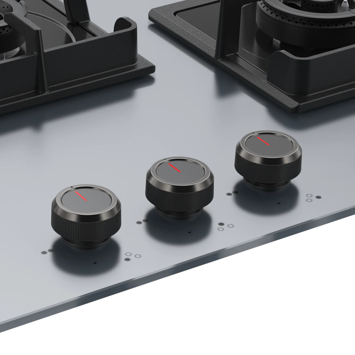 KAFF NYG 783 78 cm Built-in Gas Hob – Black & Grey-13
