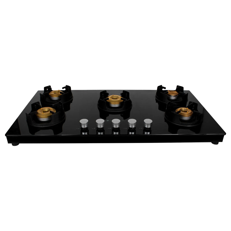 Faber NIOS DLX 905 BB BK Gas Cooktop – 90cm 5 Burner, Brass Burners, Powder Coated Finish, Manual Ignition-13