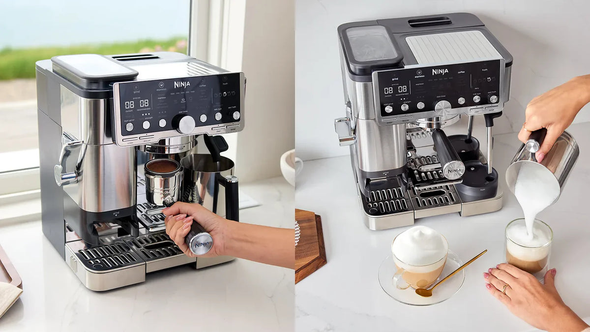 Ninja Luxe Café Pro Series ES701 – 3-in-1 Espresso, Drip & Cold Brew Coffee Machine with Grinder, Scale, Dual Froth System & Barista Assist (Silver)-5