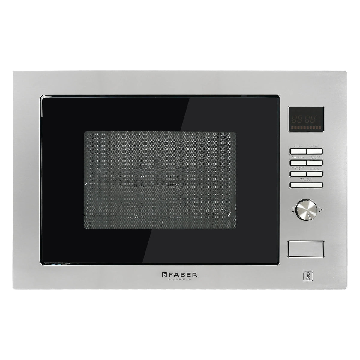 Faber FBIMWO 32L CGS Built-in Oven Microwave – 32L Stainless Steel Finish, Microwave, Grill & Convection Cooking, 10 Auto Cook Menus