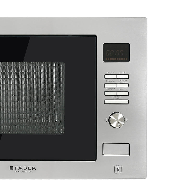 Faber FBIMWO 32L CGS Built-in Oven Microwave – 32L Stainless Steel Finish, Microwave, Grill & Convection Cooking, 10 Auto Cook Menus-3