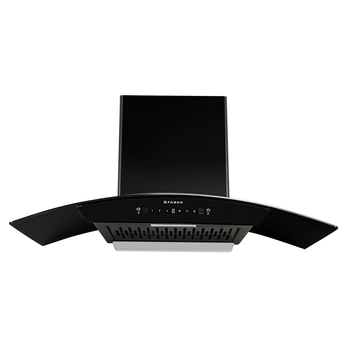 Faber Hood Miami IN HC SC FL BK 90 – 90 cm Wall-Mounted Chimney, 1200 m³/hr Suction, Filterless Auto-Clean & Touch/Gesture Control-3