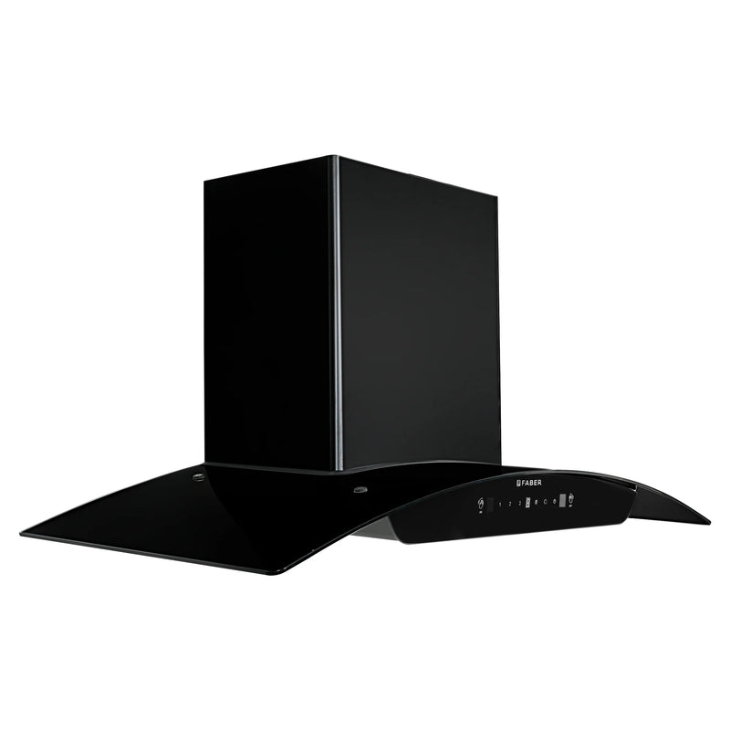 Faber Hood Miami IN HC SC FL BK 90 – 90 cm Wall-Mounted Chimney, 1200 m³/hr Suction, Filterless Auto-Clean & Touch/Gesture Control-5