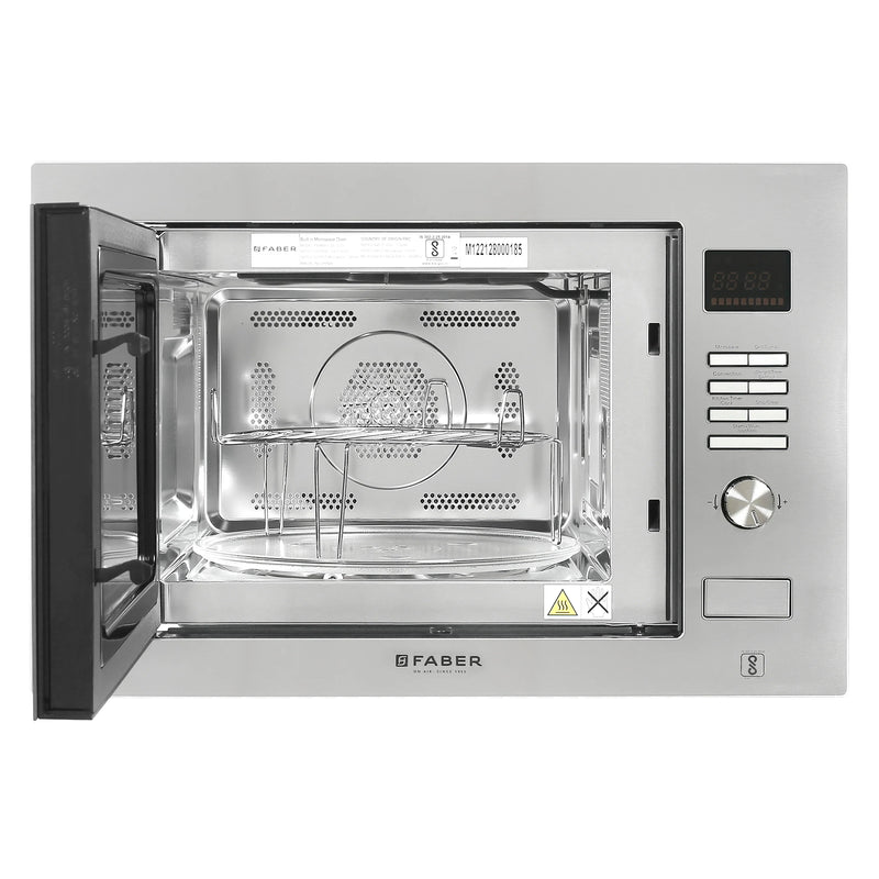 Faber FBIMWO 32L CGS Built-in Oven Microwave – 32L Stainless Steel Finish, Microwave, Grill & Convection Cooking, 10 Auto Cook Menus-4