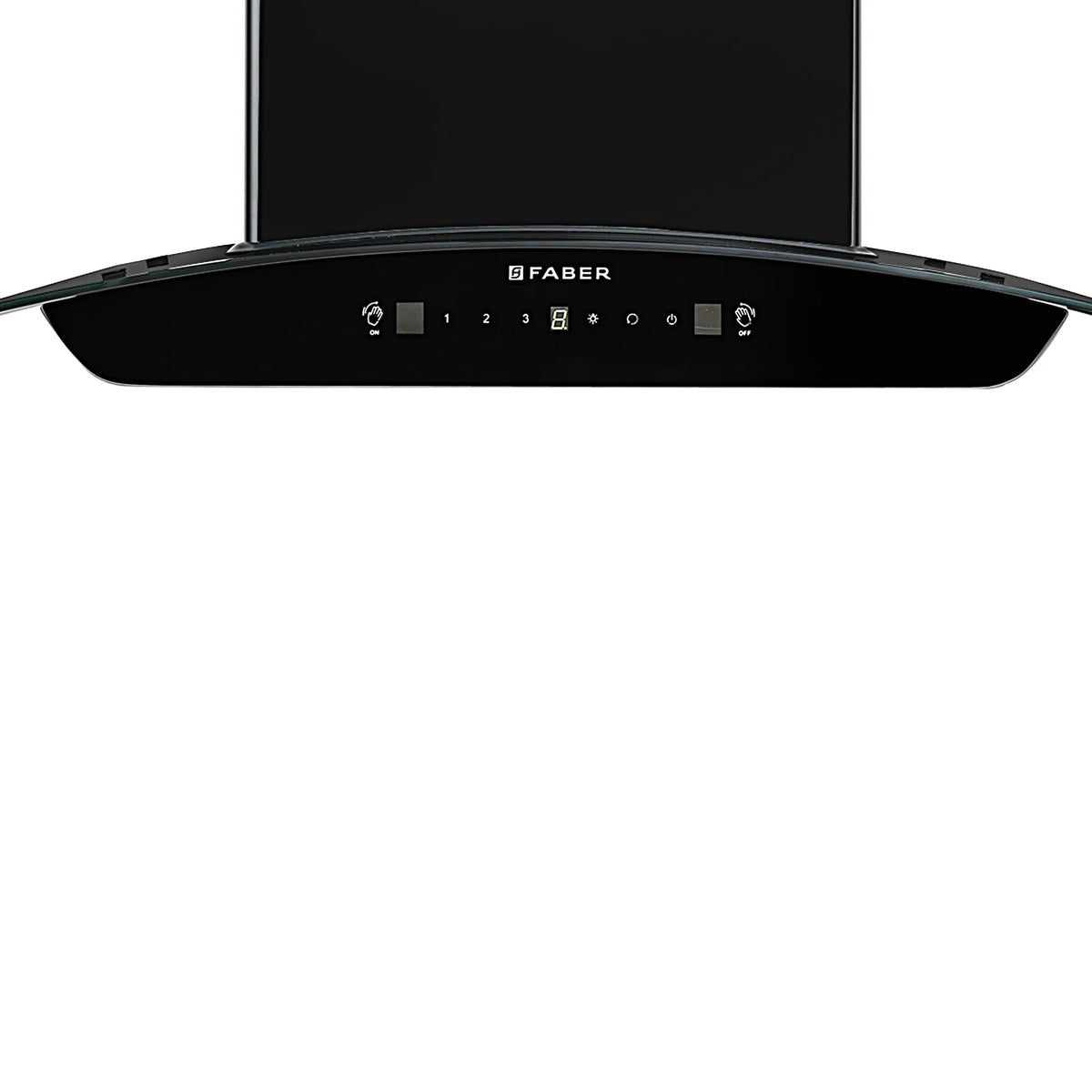 Faber Sunny IN HC SC FL LG 90 cm Wall-Mounted Chimney – 1200 m³/hr Suction, Filterless Auto-Clean, Touch & Gesture Control