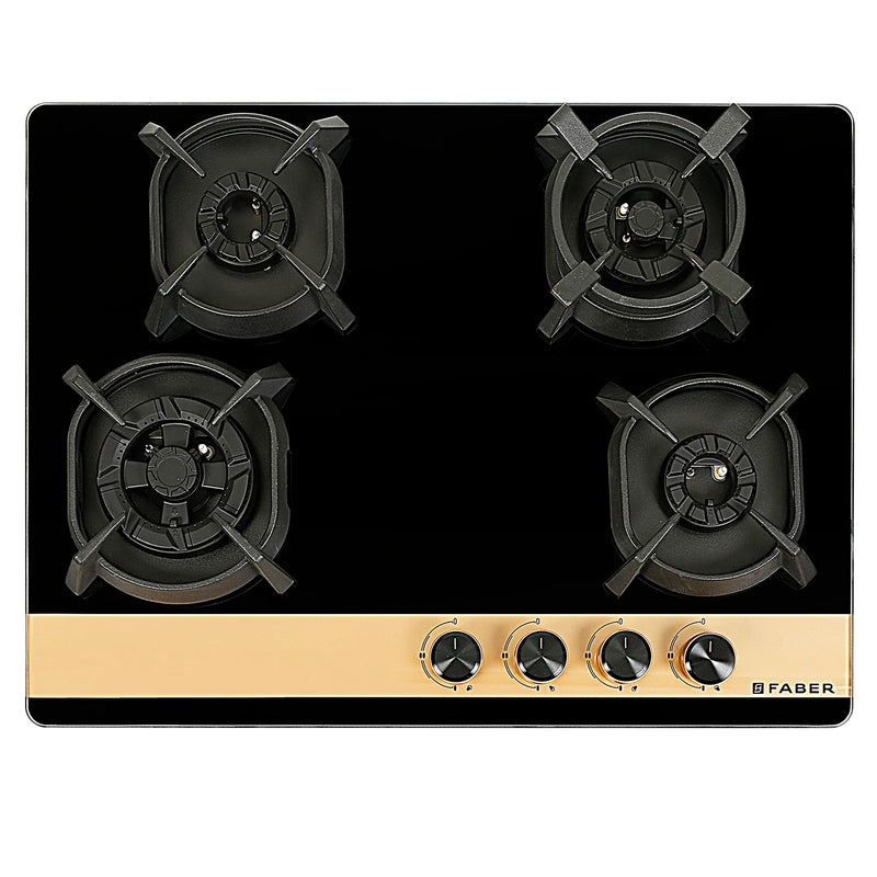 Faber Utopia Pro HT-704 BR CI 70 cm Built-In Gas Hob – 4 Brass Burners, Flame Failure Safety & Auto Ignition-12