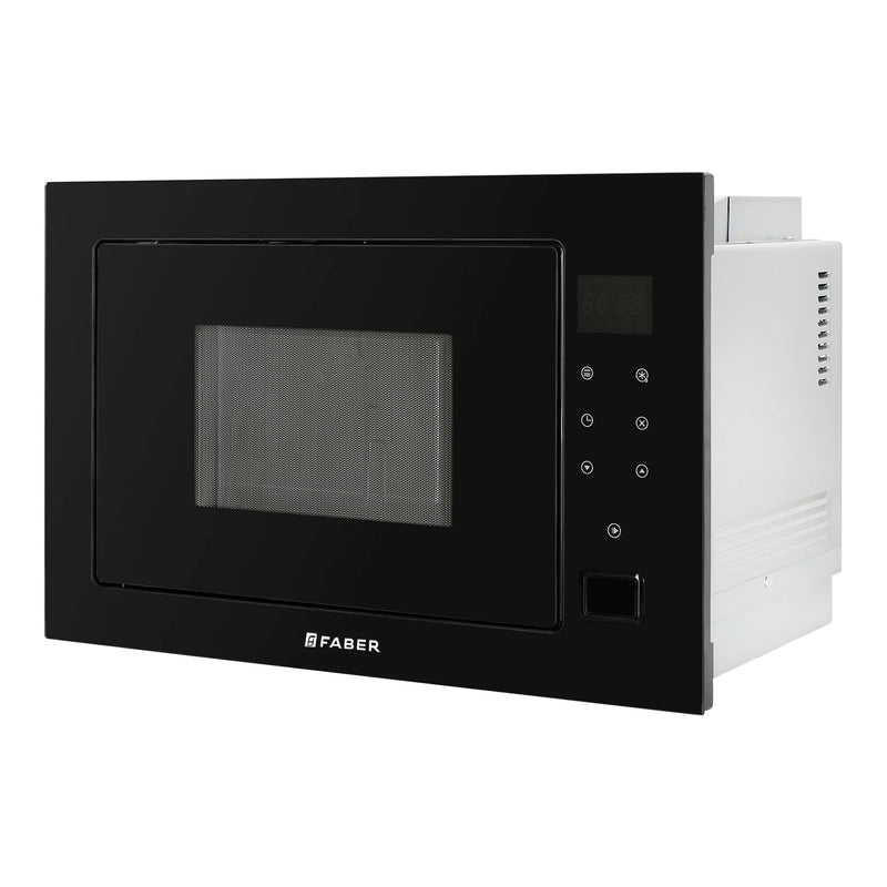 Faber FBIMWO 25 SG Built-in Microwave Oven – 25L Black Finish, Electronic Push Button Control, Grill Cooking, 8 Auto Cook Menus, Energy Efficient-8