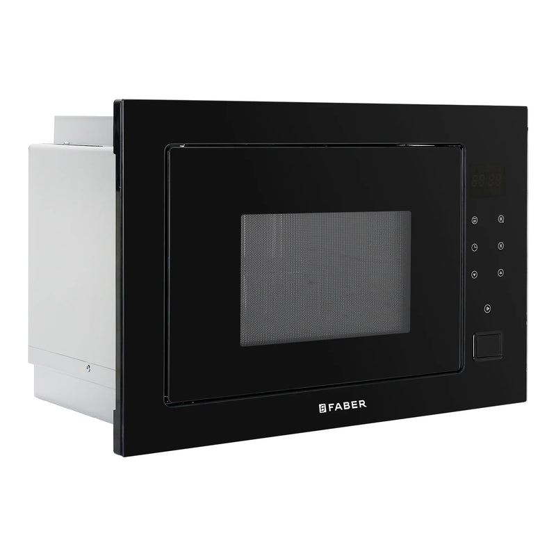 Faber FBIMWO 25 SG Built-in Microwave Oven – 25L Black Finish, Electronic Push Button Control, Grill Cooking, 8 Auto Cook Menus, Energy Efficient-9