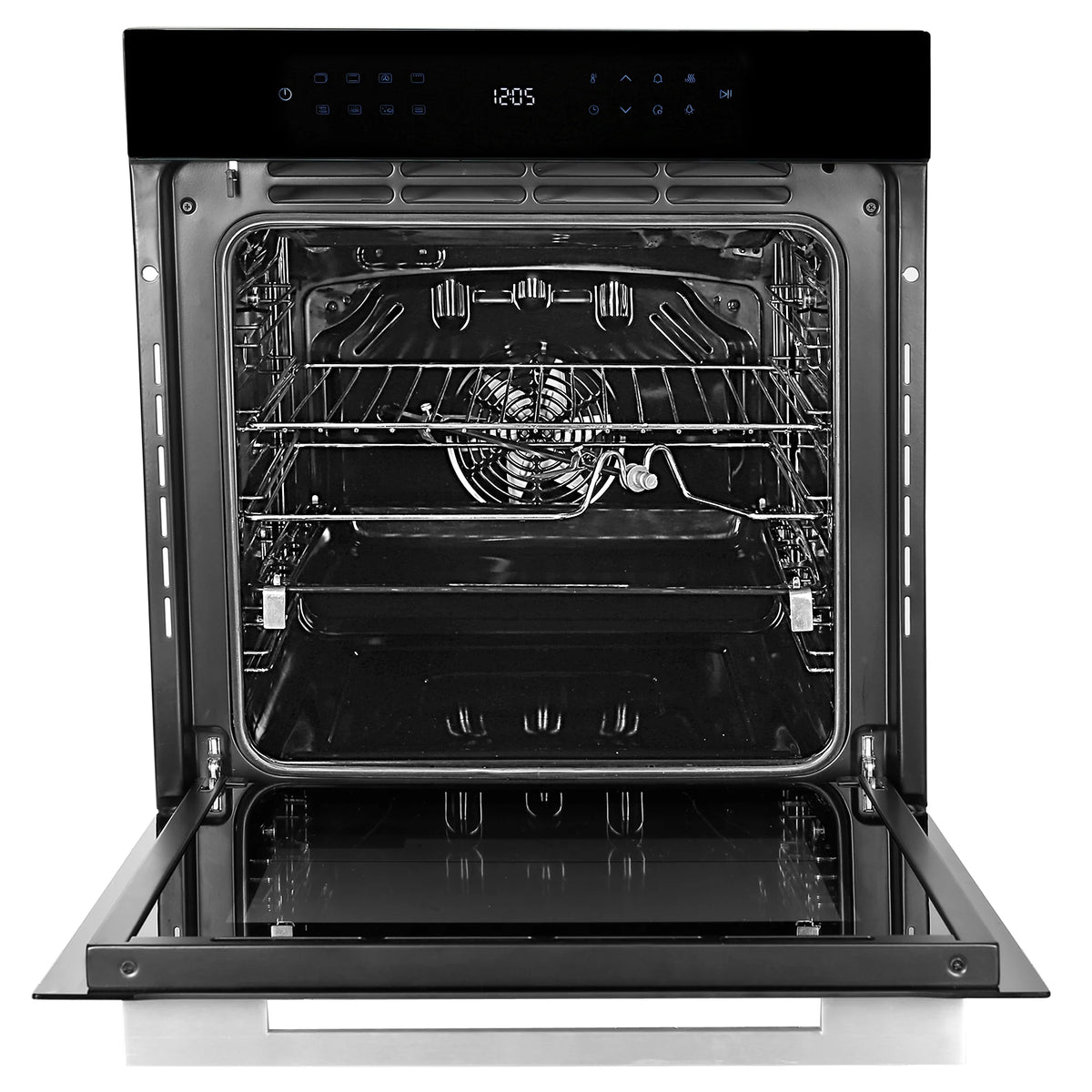Faber FBIO 83L 15F BK Built-in Oven – 83L Semi-Transparent Black Glass, 15 Cooking Functions, Sensor Touch Control, 3D Hot Air Circulation, Energy Efficient-7