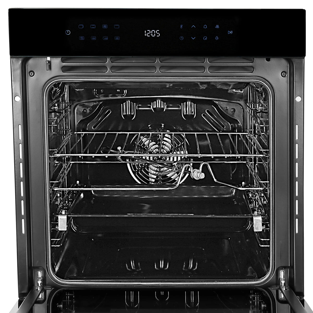 Faber FBIO 83L 15F BK Built-in Oven – 83L Semi-Transparent Black Glass, 15 Cooking Functions, Sensor Touch Control, 3D Hot Air Circulation, Energy Efficient-8