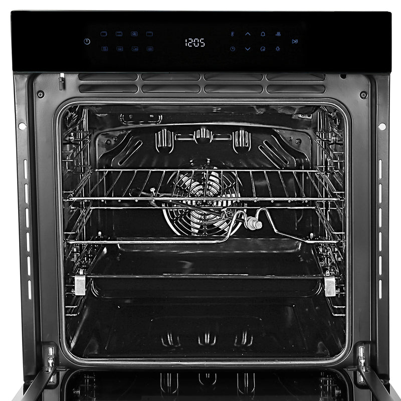 Faber FBIO 83L 15F BK Built-in Oven – 83L Semi-Transparent Black Glass, 15 Cooking Functions, Sensor Touch Control, 3D Hot Air Circulation, Energy Efficient-8