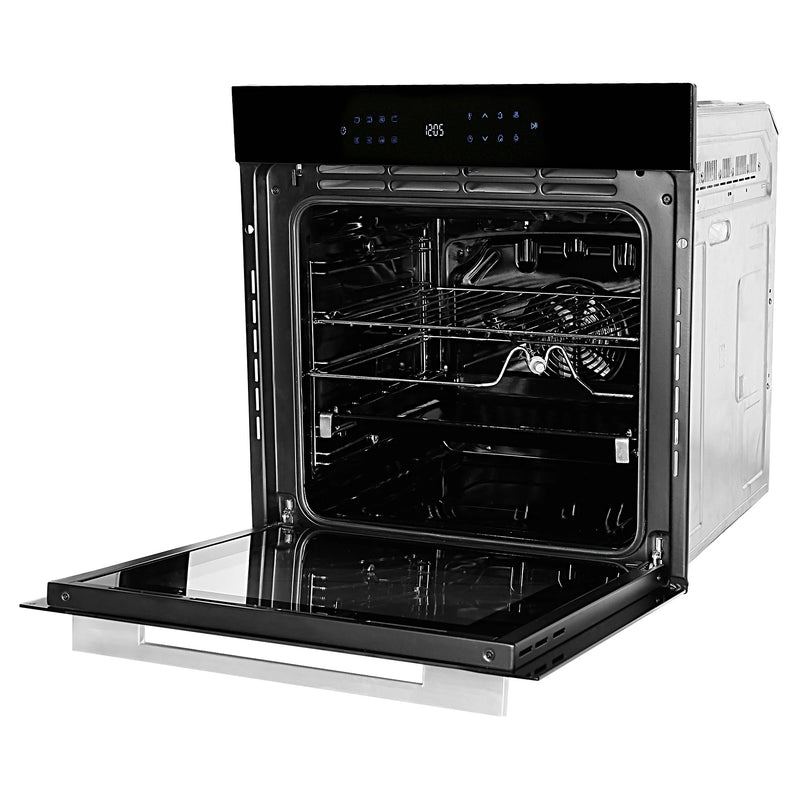 Faber FBIO 83L 15F BK Built-in Oven – 83L Semi-Transparent Black Glass, 15 Cooking Functions, Sensor Touch Control, 3D Hot Air Circulation, Energy Efficient-9