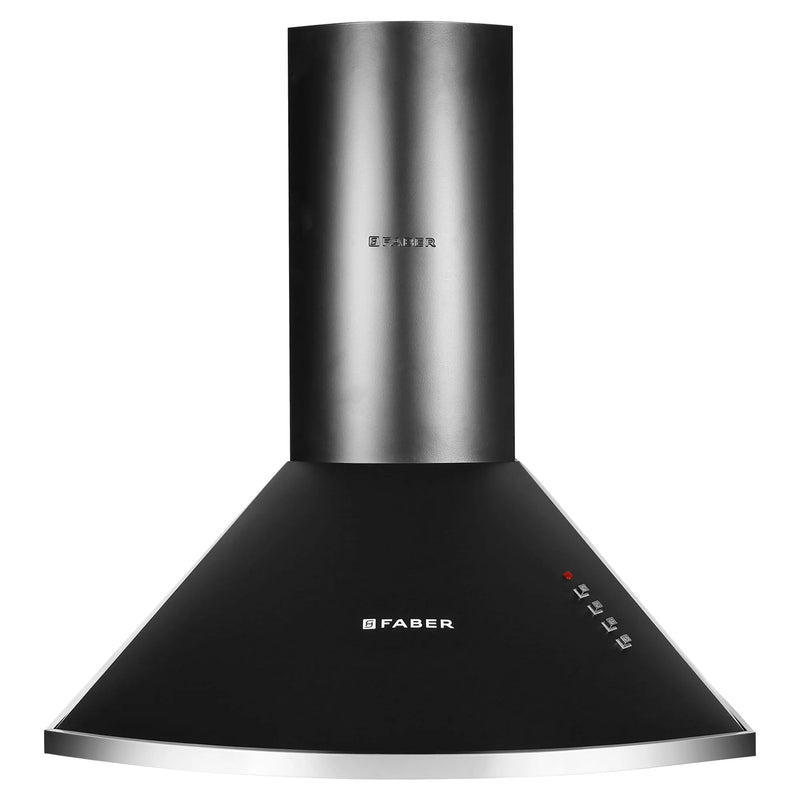 Faber Class Pro PB BK LTW 60 cm Wall-Mounted Chimney – 1000 m³/hr Suction, Push Button Control & LED Lighting-4