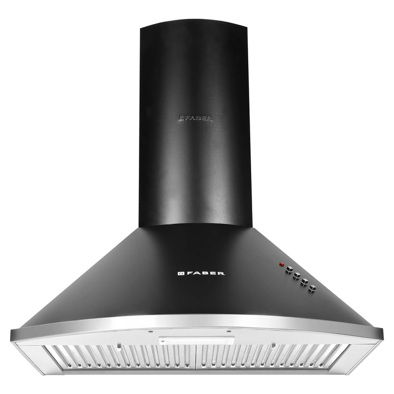 Faber Class Pro PB BK LTW 60 cm Wall-Mounted Chimney – 1000 m³/hr Suction, Push Button Control & LED Lighting-5