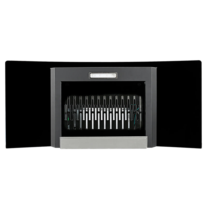 Faber Zest IN HC SC FL BK 90 cm Wall-Mounted Chimney – 1200 m³/hr Suction, Filterless Auto-Clean & Touch/Gesture Control-7