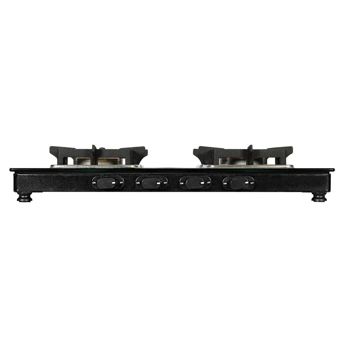 Faber Cooktop Remo 4BB BK – 4 Burner Manual Gas Cooktop with Brass Burners & Jumbo Burner | MS Powder Coated Finish-4