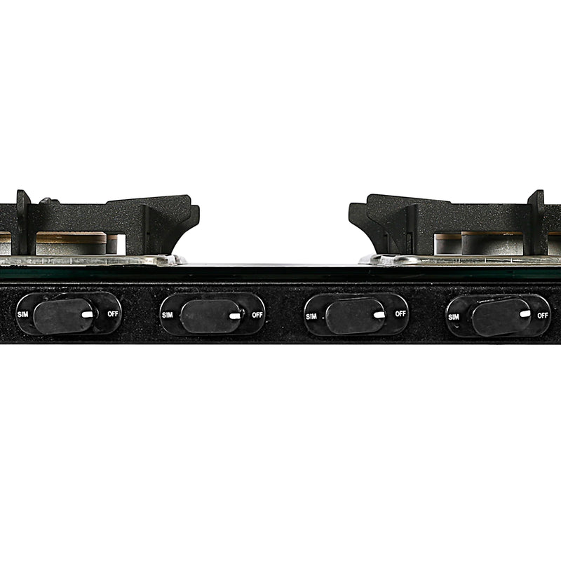 Faber Cooktop Remo 4BB BK – 4 Burner Manual Gas Cooktop with Brass Burners & Jumbo Burner | MS Powder Coated Finish-6